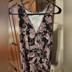 Maurices sleeveless paisley top